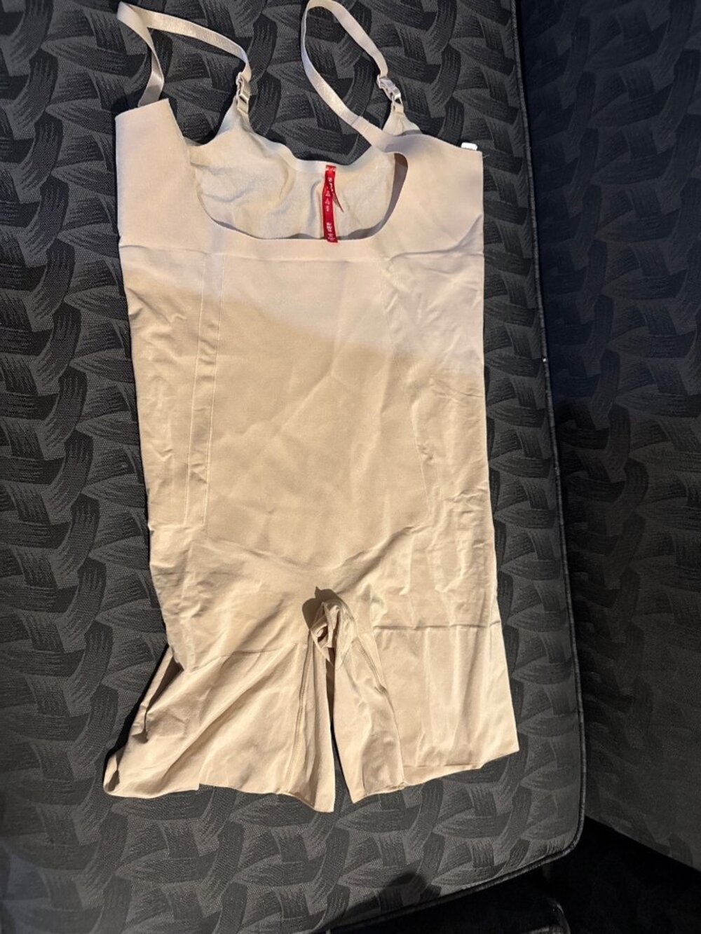 Spanx Nude Shapewear Bodysuit With Adjustable Straps Size XL